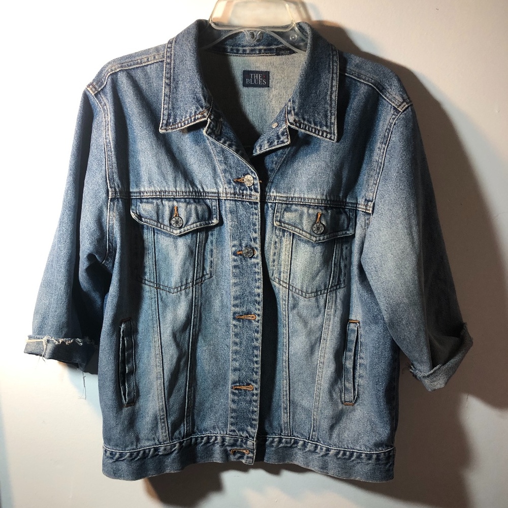 Jean Jacket Denim The Blues Big Heart navy Medium